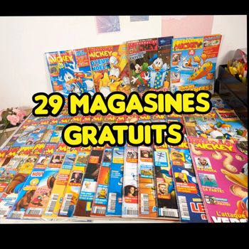 Énorme lot de magasines Mickey