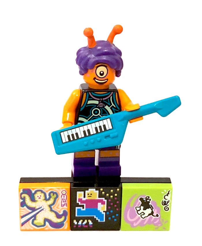 LEGO Vidiyo Série 1 - Alien Keytarist (vid008)