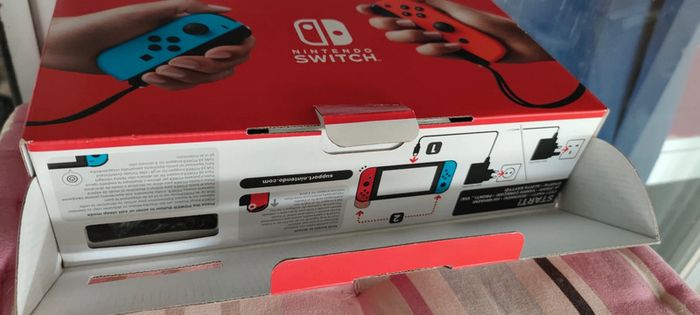 Boîte vide Nintendo Switch + manuel - photo numéro 2
