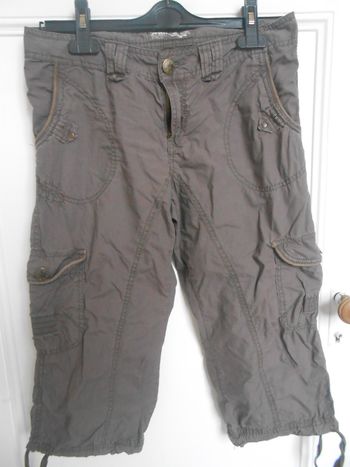 Pantacourt taupe Mim T.36