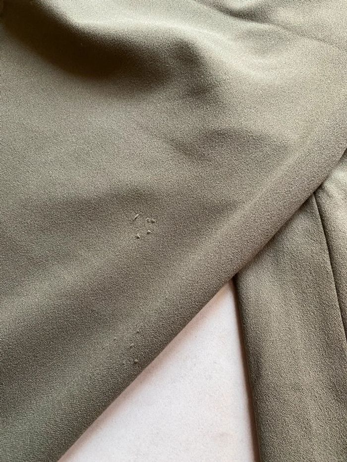 Pantalon jambes larges kaki S 36 - photo numéro 3