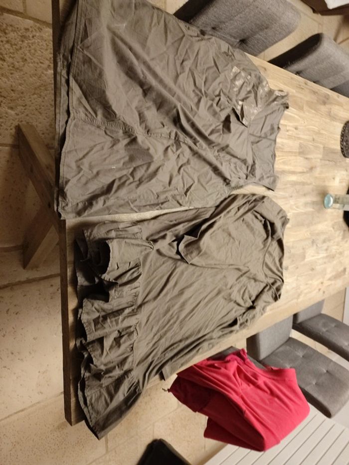 Robe double kaki taille 42