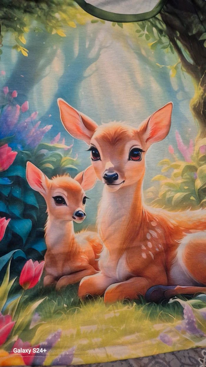 Tee-shirt femme bambi - photo numéro 3