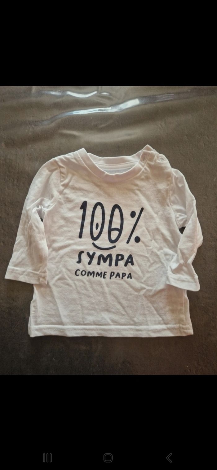 Tee shirt manche longue garçon