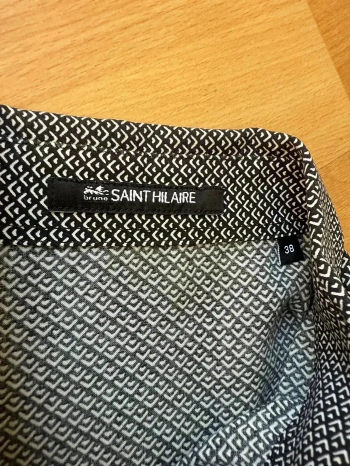 Chemise fluide Bruno Saint Hilaire - Taille 38 - Très bon état - photo numéro 4