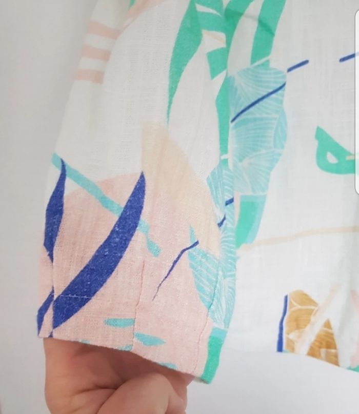 🌿 Surchemise imprimé feuillage – One Step – Taille 40 🌿 - photo numéro 5