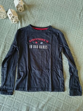 Tee-shirt manches longues garçon 10 ans 