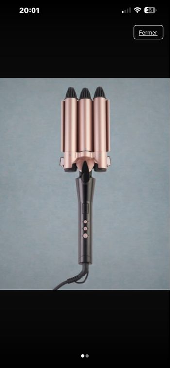 OKOIA - Fer à Onduler Triple Tête (Waver) - Effet Wavy