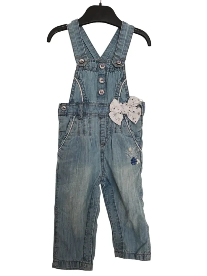 Salopette pantalon jeans sergent major taille 6 mois