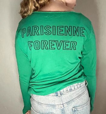 T-shirt manches longues Zadig & Voltaire - Taille M 💚  Long Sleeve Tee #EmmaLilleM38
