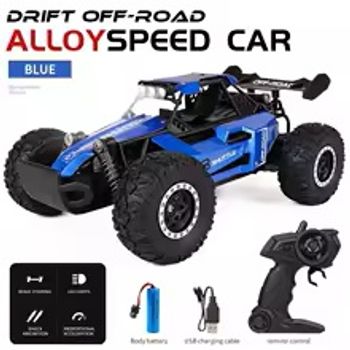 Voiture télécommandée RC Voitures 1:16 Tout-Terrain Monster Truck Phares à LED, 20 km/h