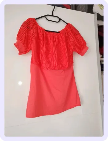 Haut femme taille unique corail