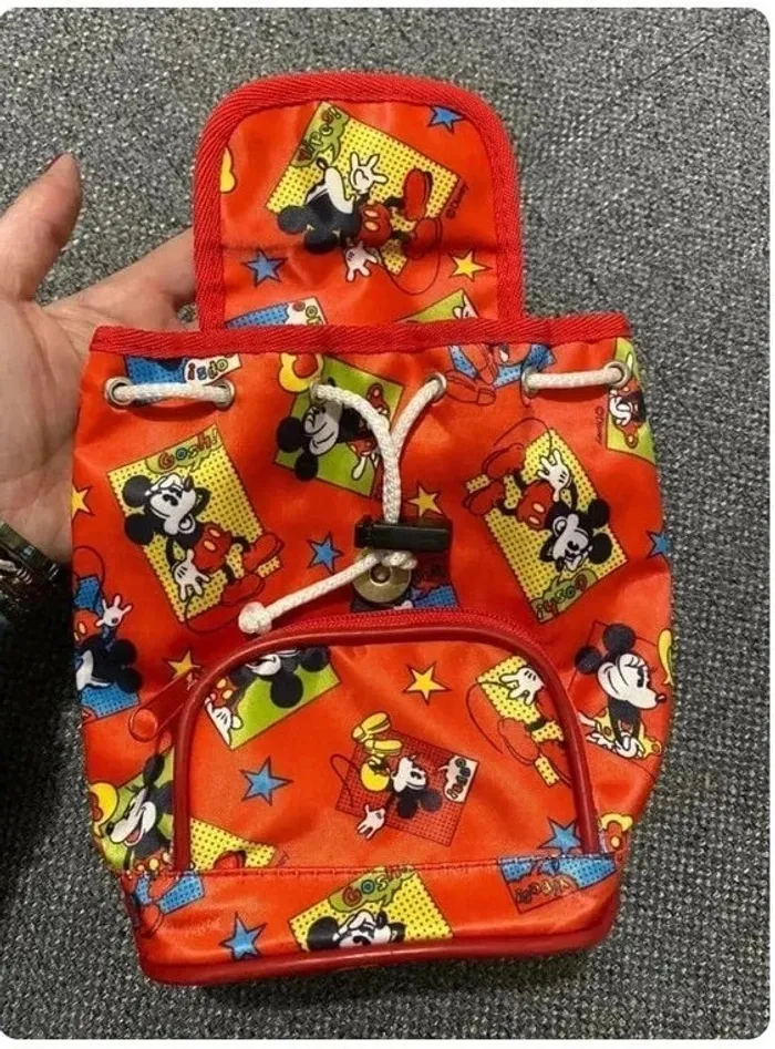 petit sac à dos mickey vintage disney - photo numéro 3