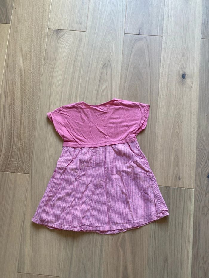 Robe rose coton rayée 5 ans - photo numéro 5