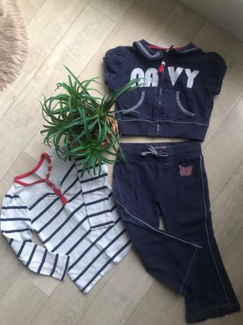 Ensemble jogging marine fille Orchestra