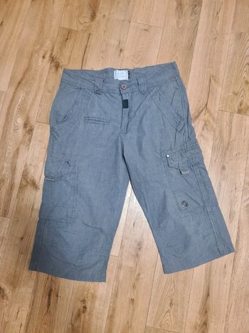 Bermuda gris carreaux