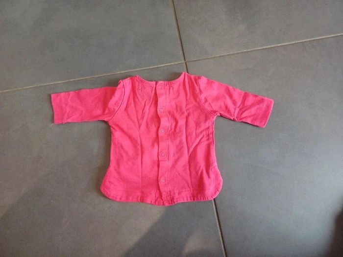 T-shirt manches longues kiabi 1mois - photo numéro 3