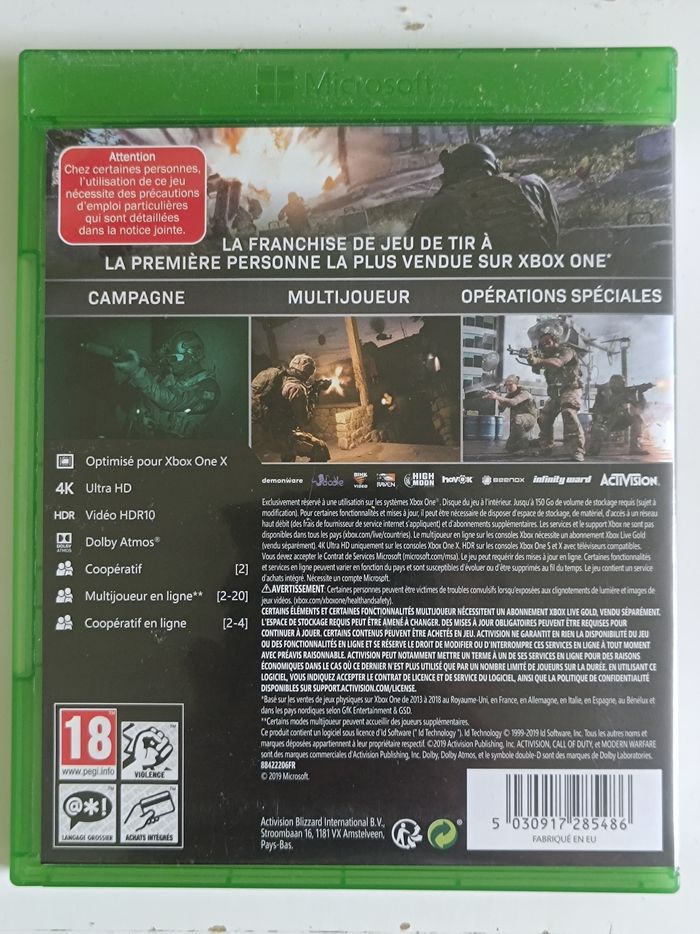 Call Of Duty Modern Warfare (Xbox One) - photo numéro 2