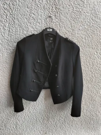 Veste officier h et m noir t 36