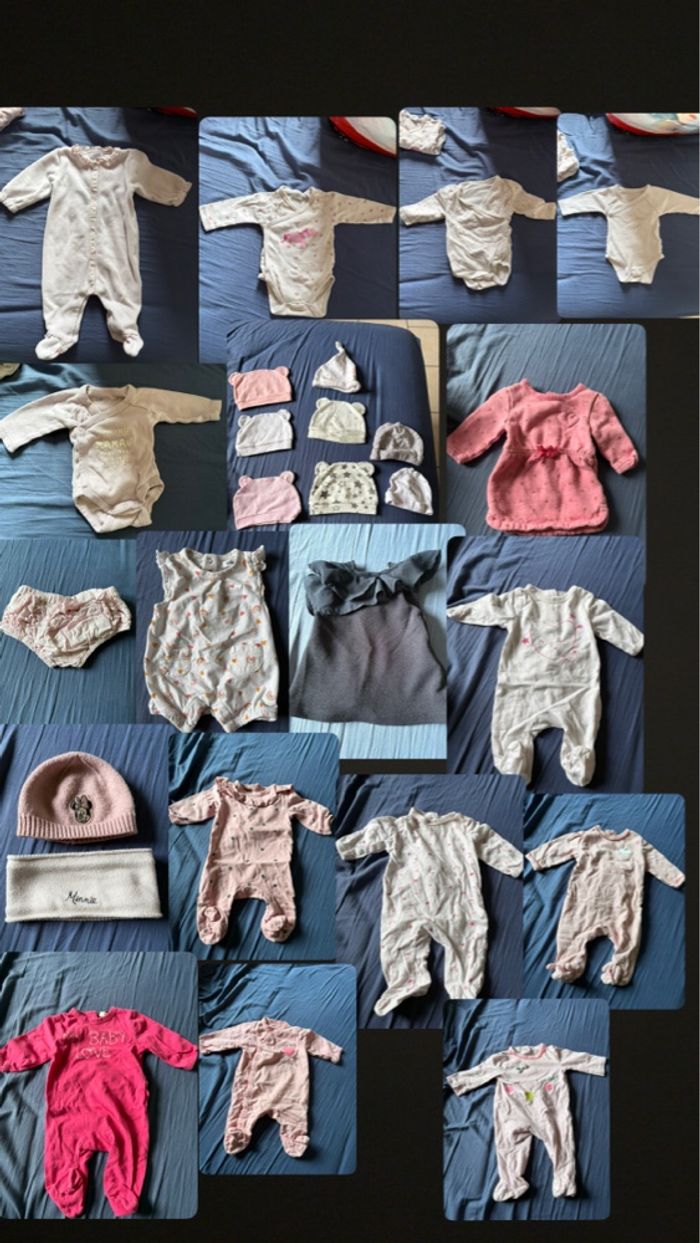 À vendre lot de vêtements, Bébé 💍❤️ fille - photo numéro 3