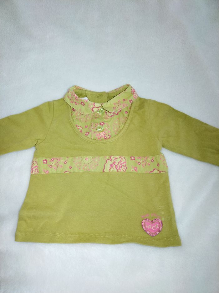 T-shirt manches longues 3 mois