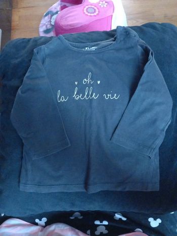 T-shirt kiabi taille 6mois 63/69cm