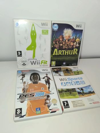 Wii - lot de 4 jeux