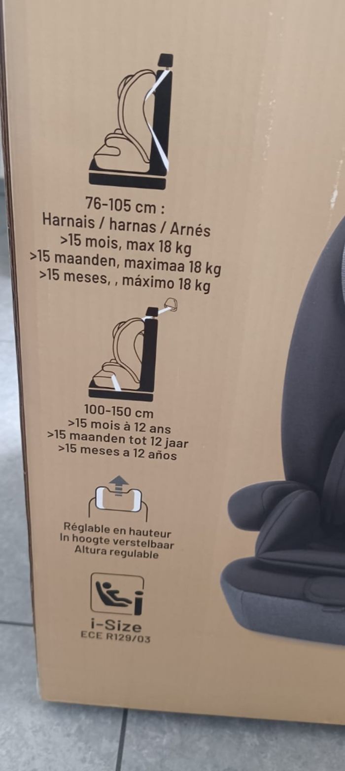 Siège Auto 76-150cm neuf utilisable de 15 mois à 12 ans - photo numéro 4