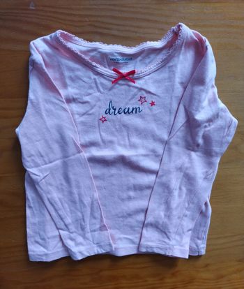 Tee shirt manches longues Verbaudet fille 4 ans