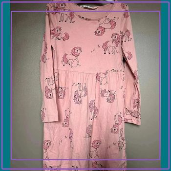 Robe licorne hetm taille 122/128 cm
