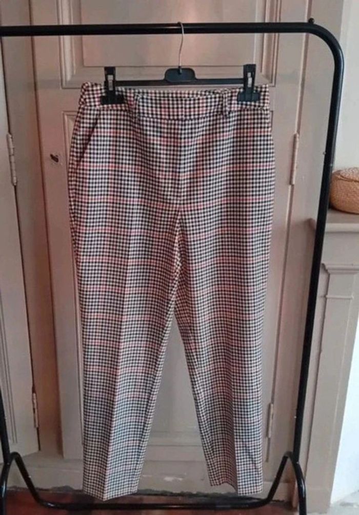 Pantalon à carreaux style vintage - Yessica - 40