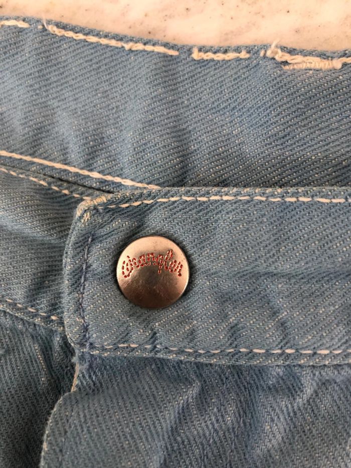 Bermuda bleu ciel Wrangler vintage 36/38 - photo numéro 5