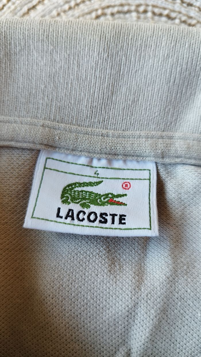 Polo Lacoste manche courte T4 - photo numéro 2