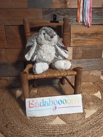 Peluche lapin histoire d'Ours Marius BE
