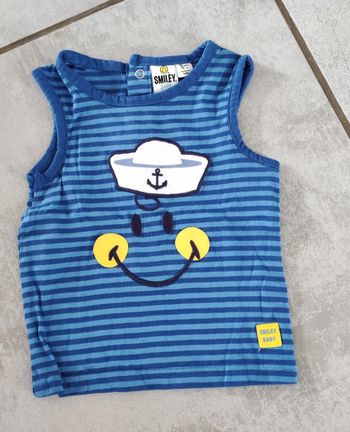 Marcel bleu Smiley baby