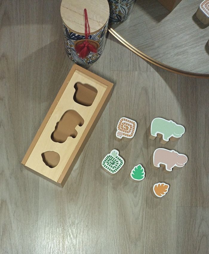 Cube d'éveil en bois 10 mois +