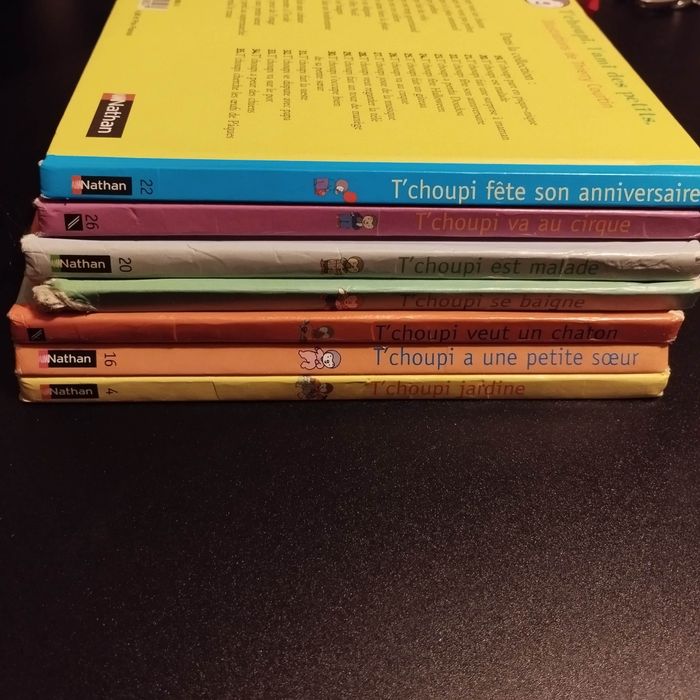 Livres Nathan enfants T'choupi lot de 7 - photo numéro 7