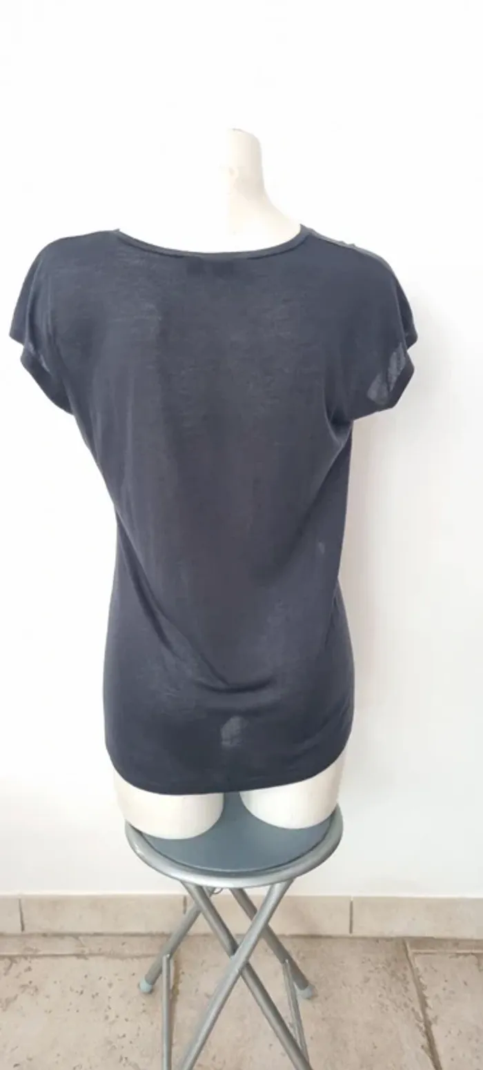 Tee-shirt imprimé léopard 38 sandro - photo numéro 5