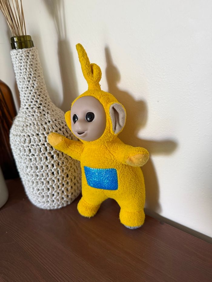 Peluche Teletubbies Jaune Laa-Laa  - Vintage - photo numéro 4