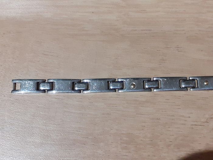 Bracelet homme en acier inoxydable et plaqué or