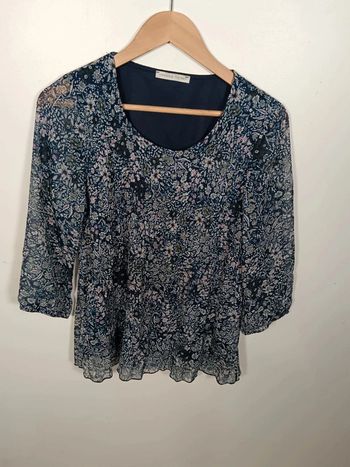 C18 blouse fleurie Armand Thierry T2
