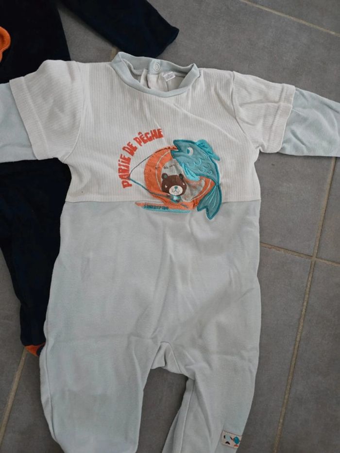 Lot de 3 pyjamas 9 mois - photo numéro 3