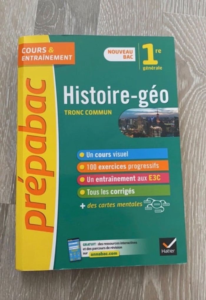 Prépabac Histoire-Géo 1ère