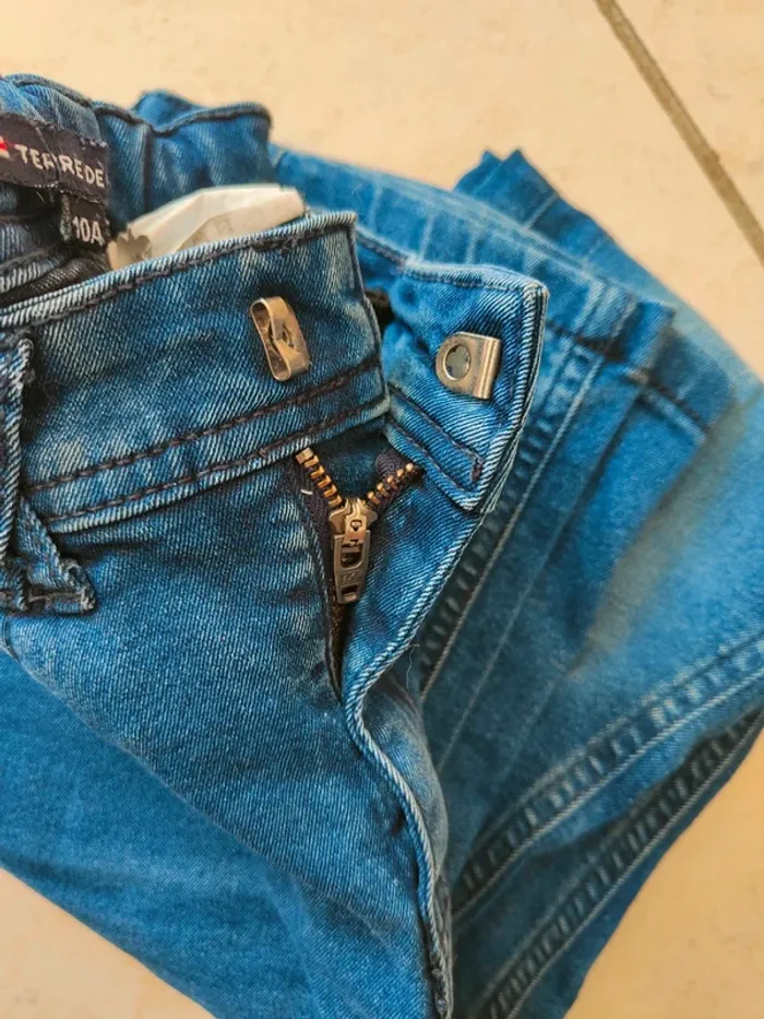 Jean 👖 bleu Terre de Marins Taille 10 ans - photo numéro 8
