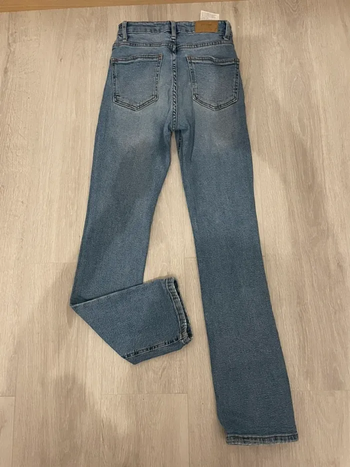 Jean Straight Large bleu stradivarius - photo numéro 3