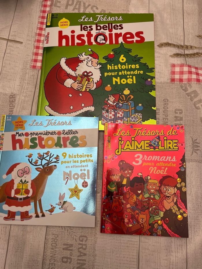 Lot de 3 livres « histoires pour attendre Noël