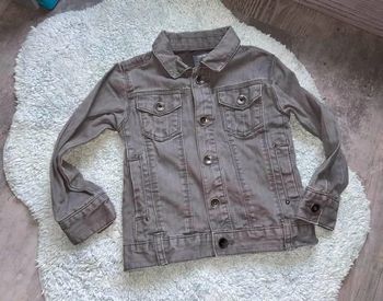 Veste en jean Okaidi 4 ans grise garçon