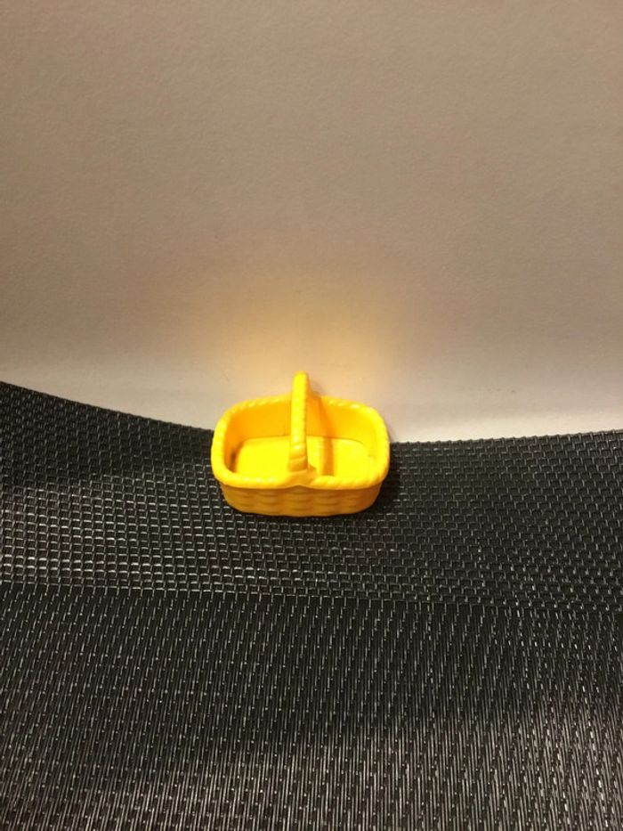 Playmobil panier en osier avec anse jaune pièces détachées - photo numéro 2