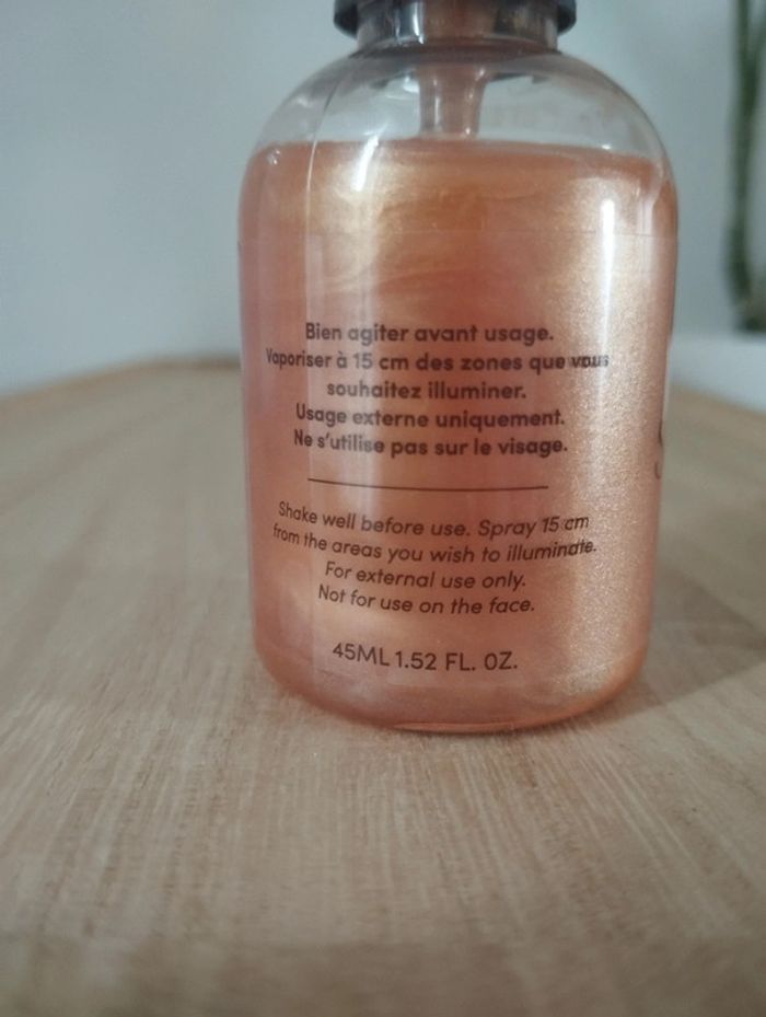 Brume paillettes corps parfum monoi - photo numéro 2