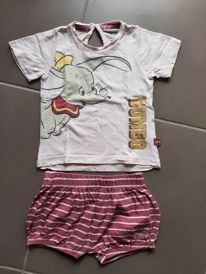 Pyjashort Disney Dumbo 23mois